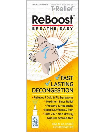 ReBoost Decongestion Echinacea  6 Nasal Spray