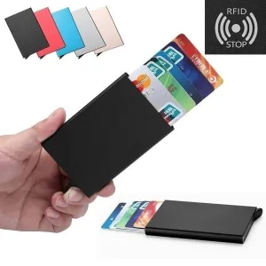 RFID Blocking Mens Credit Card Automatic Card Sets