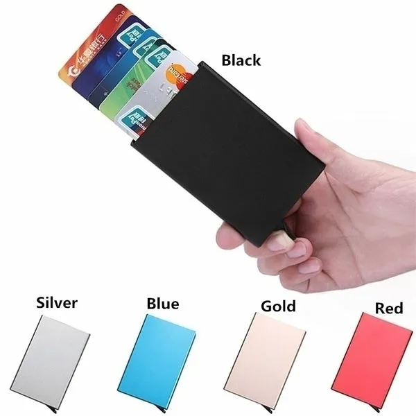 RFID Blocking Mens Credit Card Automatic Card Sets