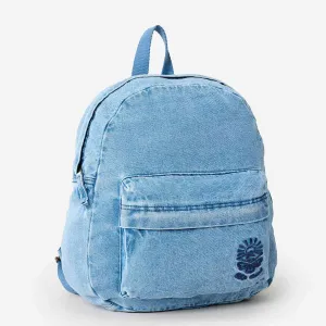 Rip Curl Distressed Denim 10L Backpack Mid Blue