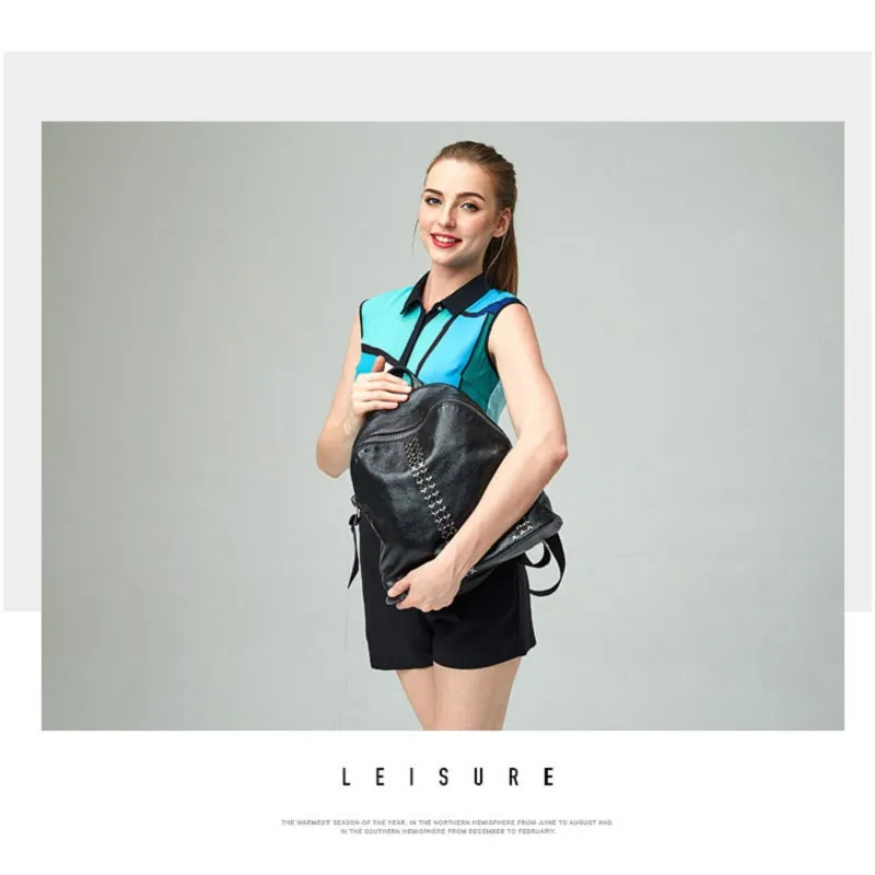 Rivet Balck Women's Backpack