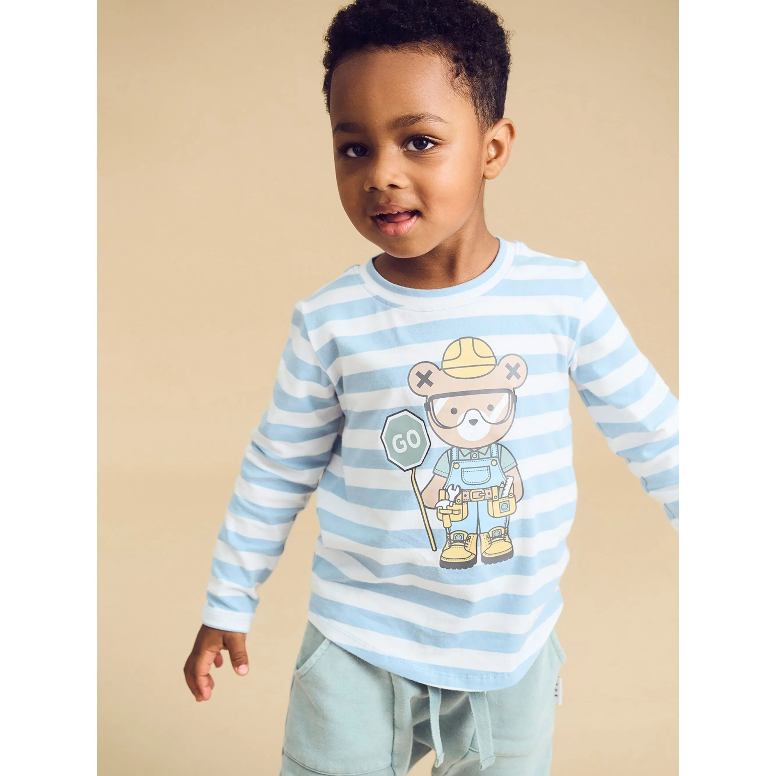 Roadworks Hux Stripe Top
