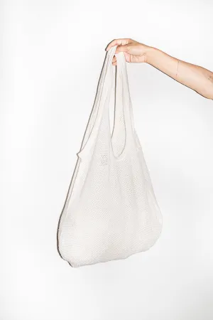Robby Knit Tote in Cream