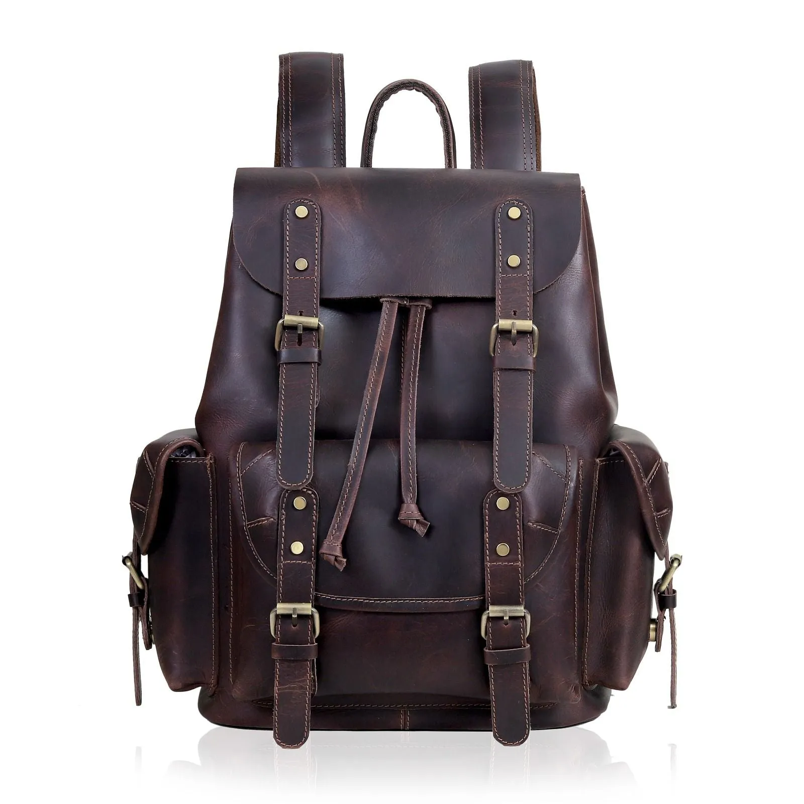 Robin Buffalo Leather Backpack