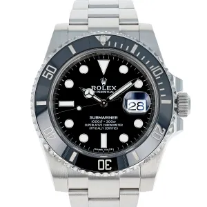 Rolex Submariner Date 116610LN 2018 Full Set Black Steel 40 mm