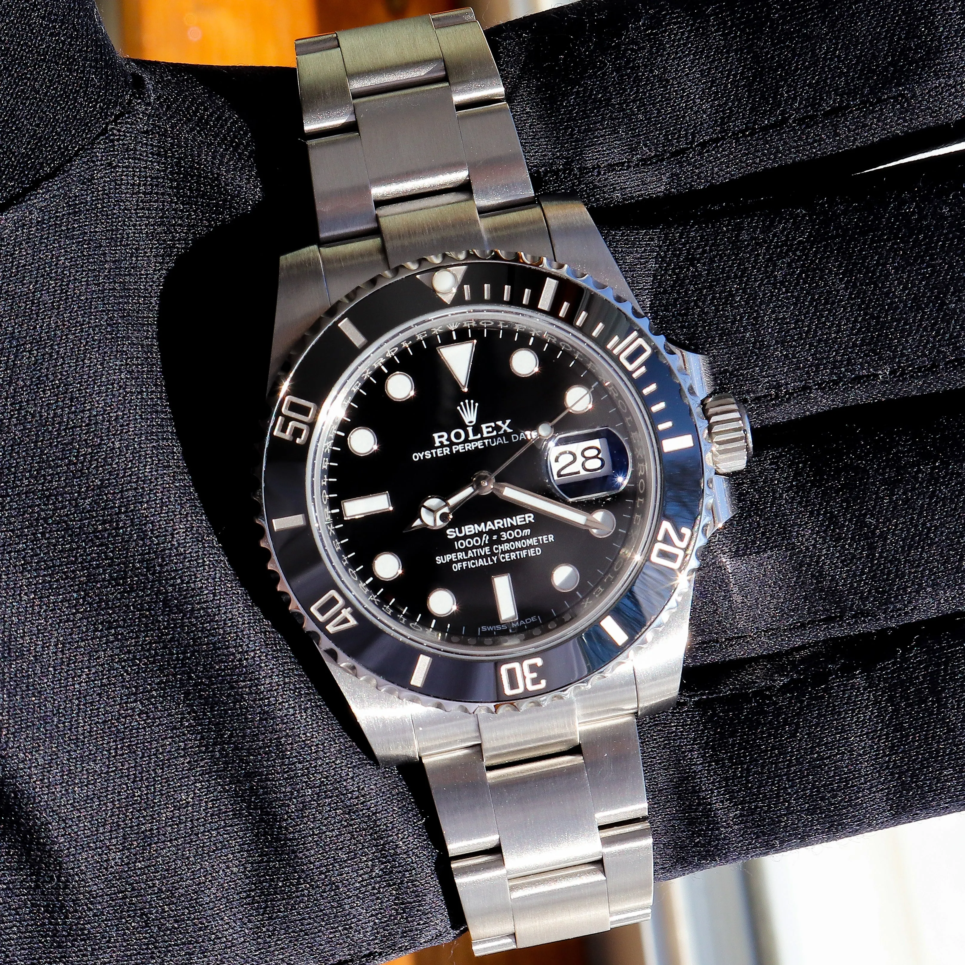 Rolex Submariner Date 116610LN 2018 Full Set Black Steel 40 mm