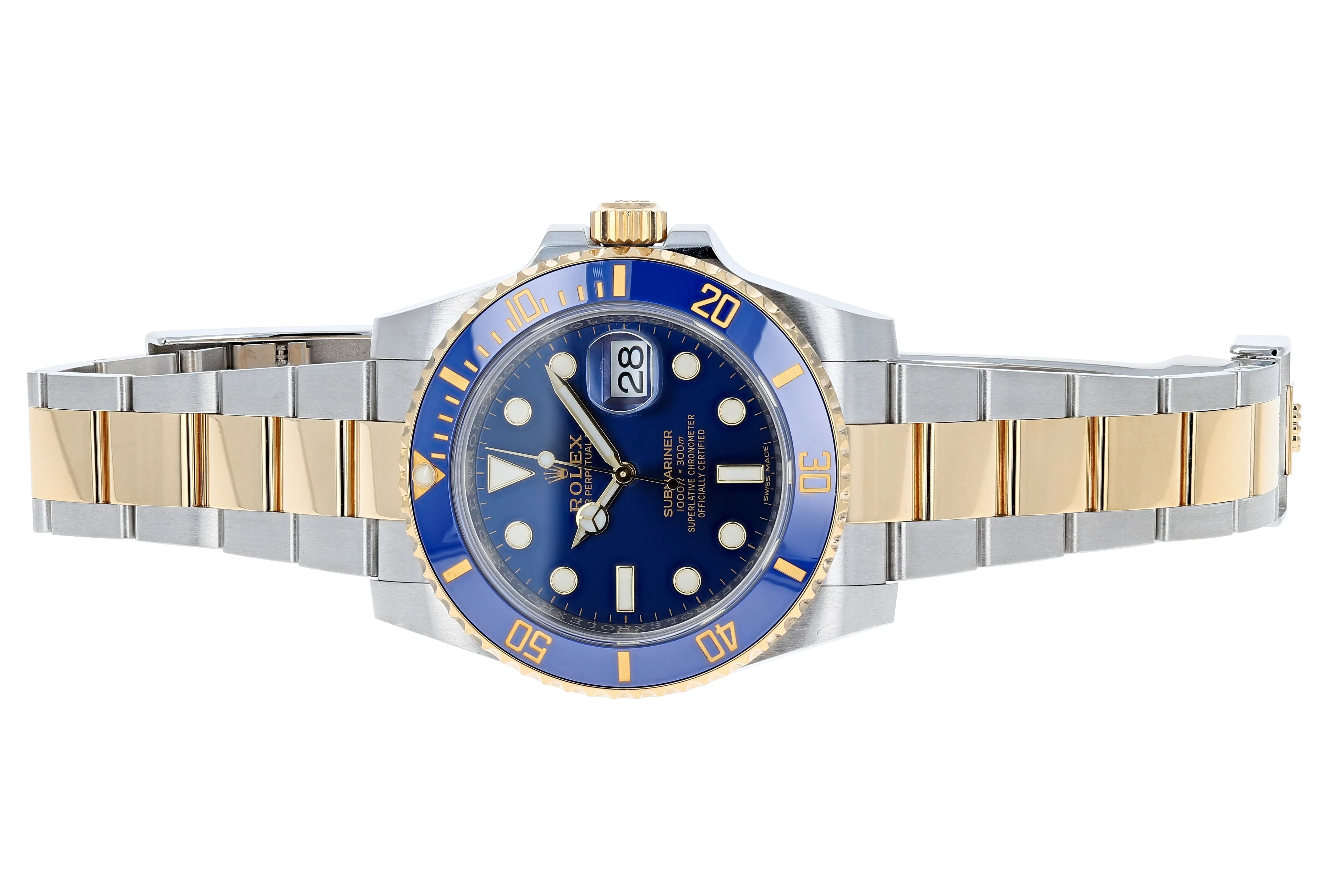 Rolex Submariner Date 116613LB 2016 Box & Papers Blue Yellow Gold & Steel 40 mm