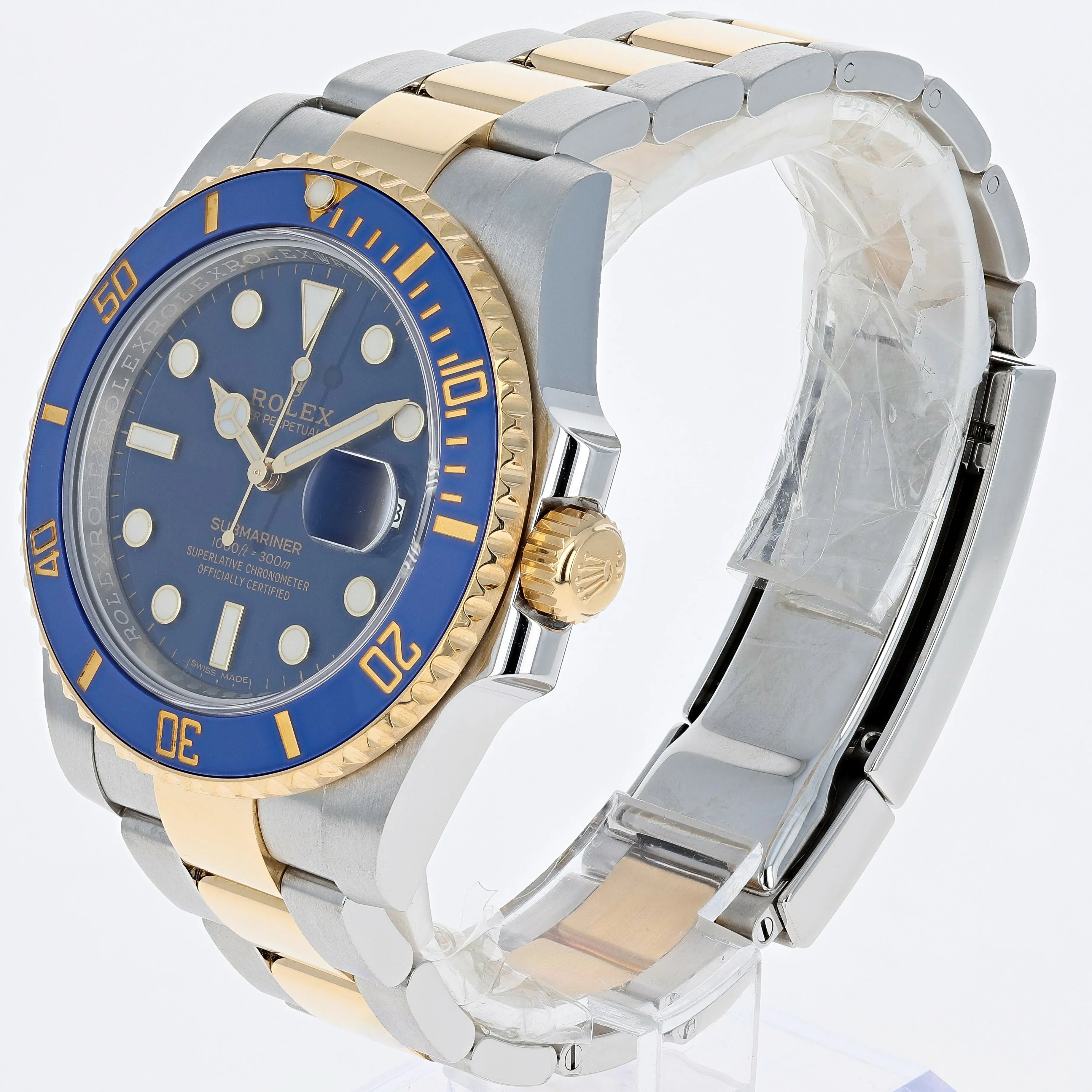 Rolex Submariner Date 116613LB 2016 Box & Papers Blue Yellow Gold & Steel 40 mm