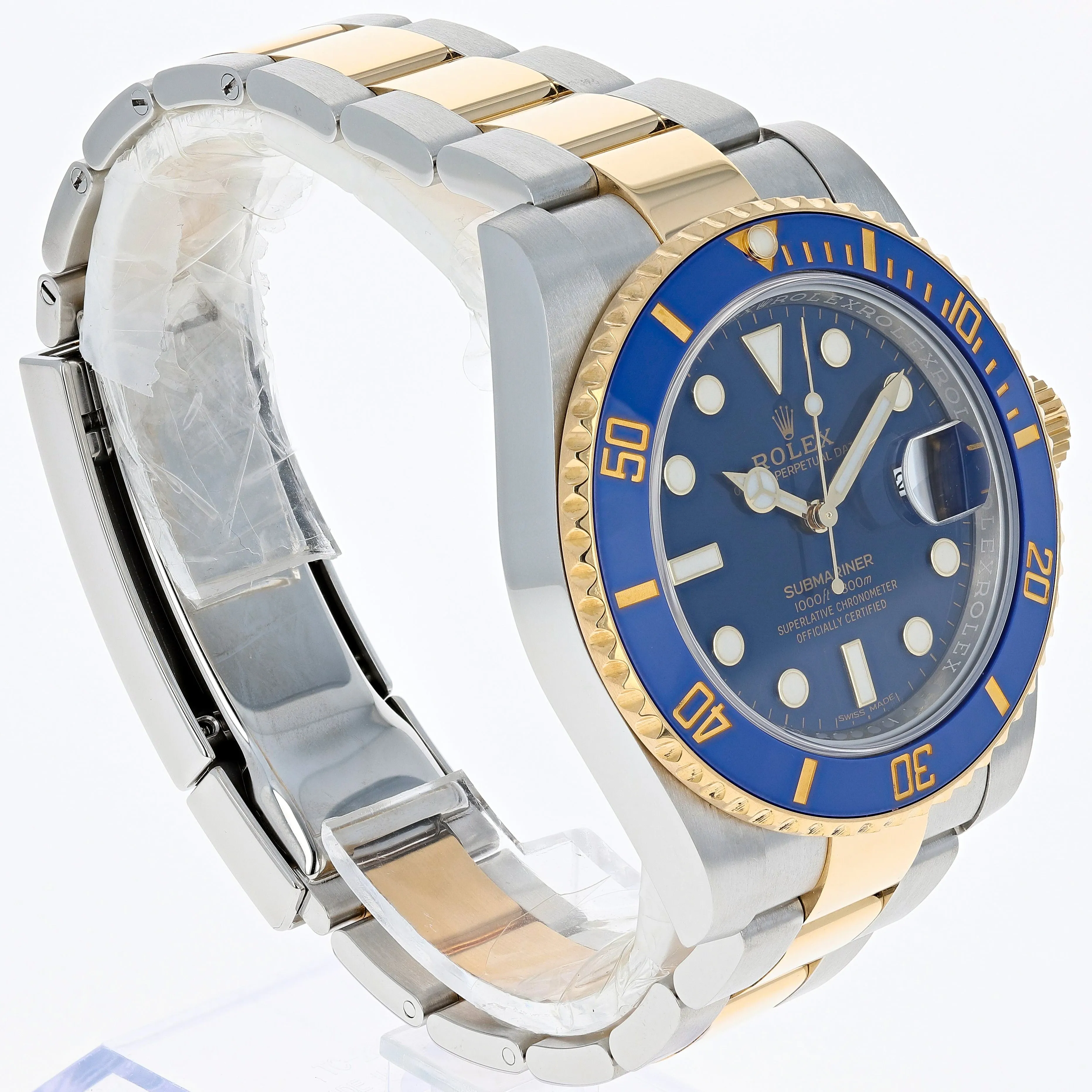 Rolex Submariner Date 116613LB 2016 Box & Papers Blue Yellow Gold & Steel 40 mm