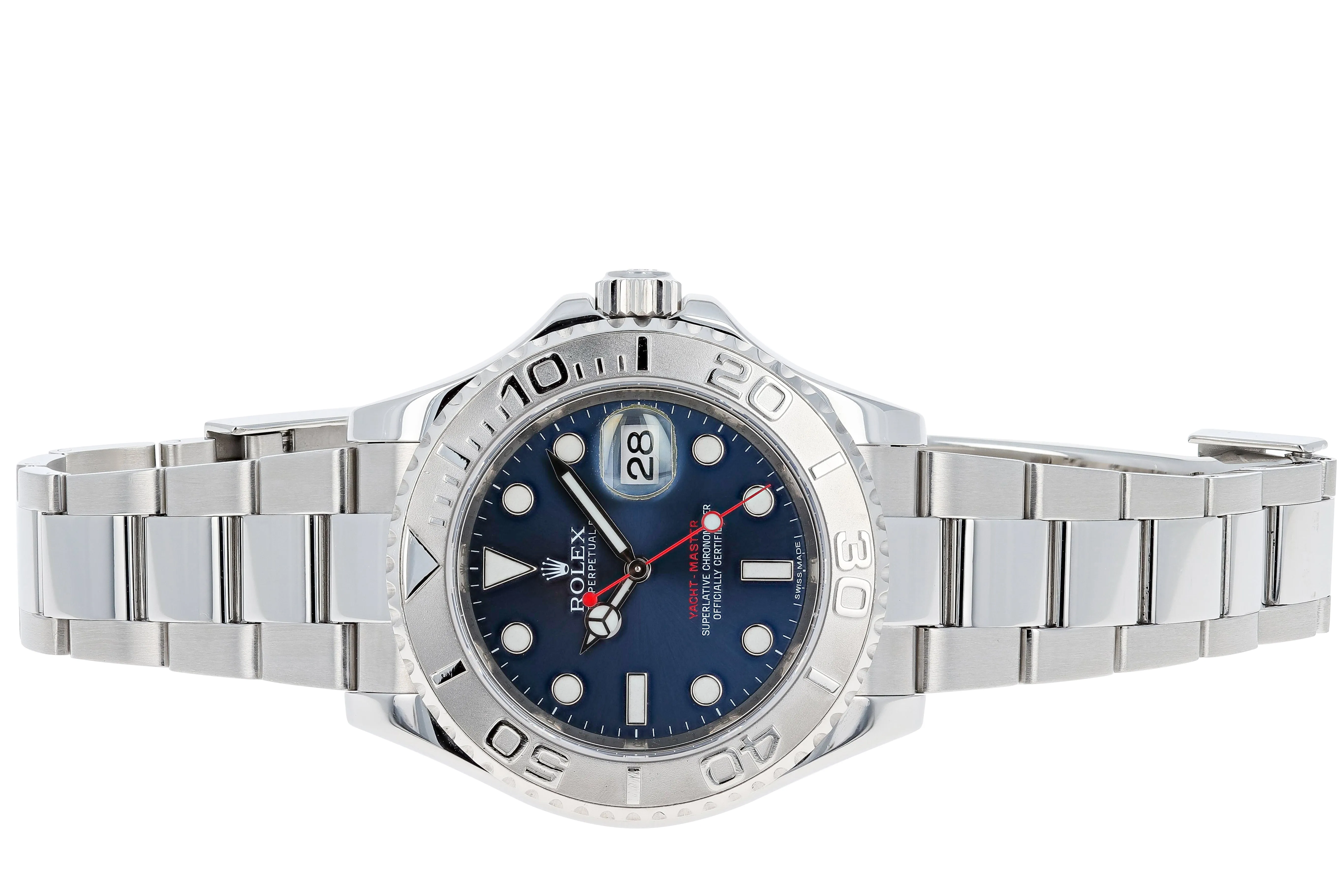 Rolex Yacht-Master 116622 Blue 2014 Full Set Oyster Steel 40 mm