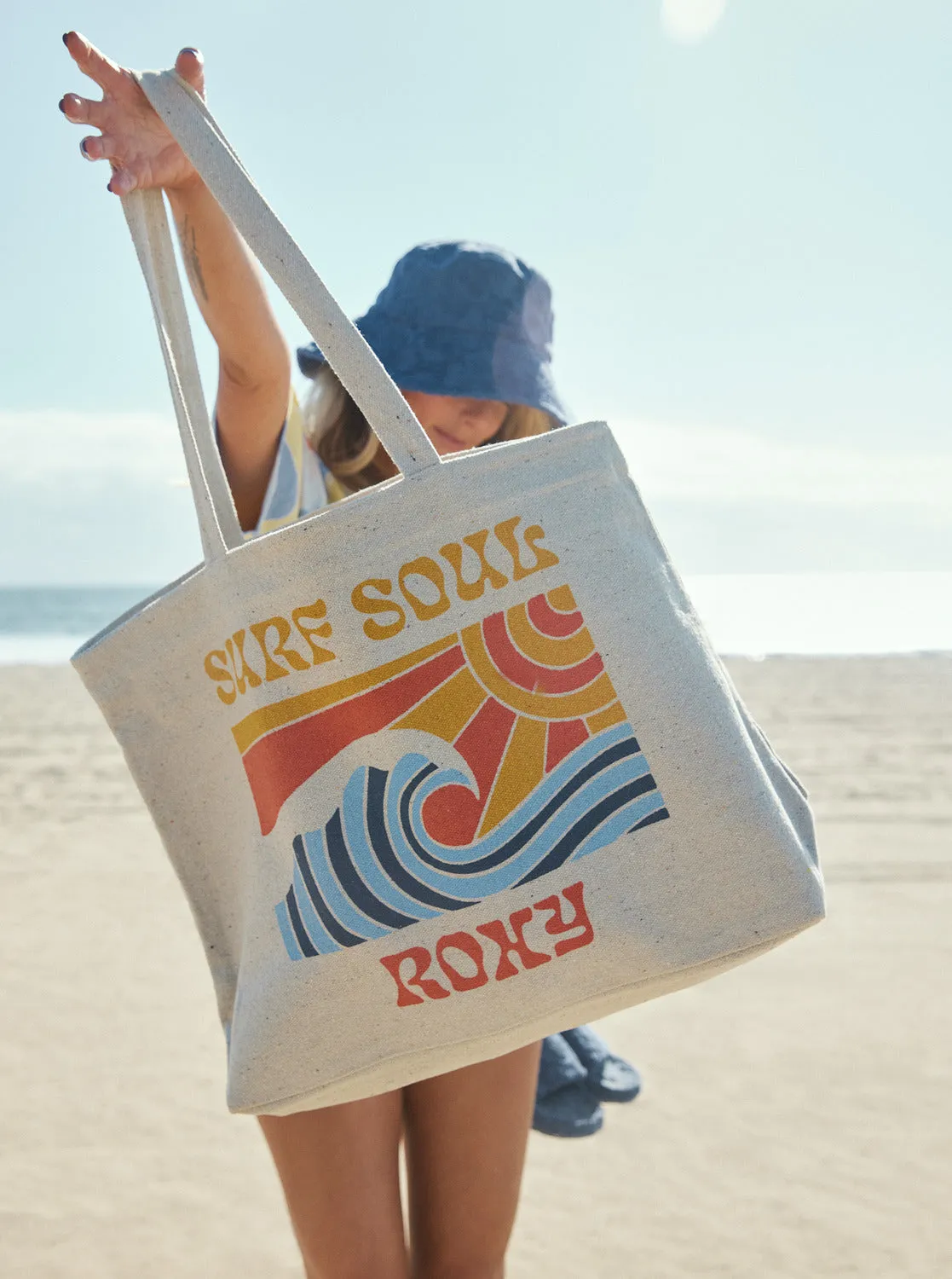 ROXY Summer Flower Bag - Natural