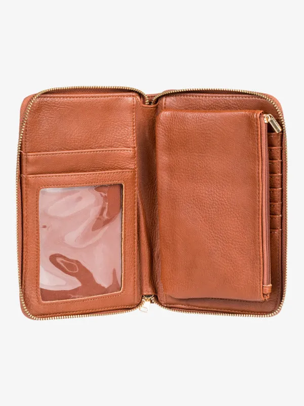 Roxy Womens Magic Happens Wallet - Brown