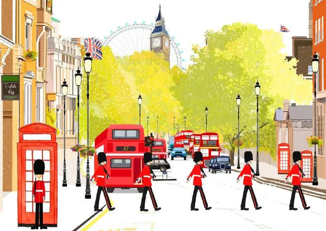 Royal Guard Note Card Wallet | London-Inspired Stationery