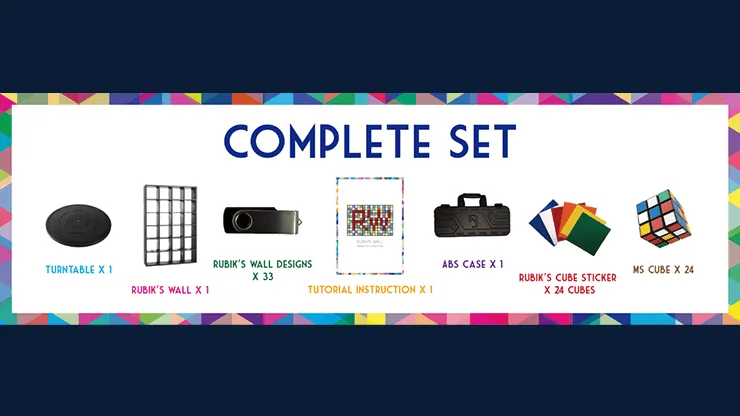 RUBIKS WALL Complete Set by Bond Lee - Trick