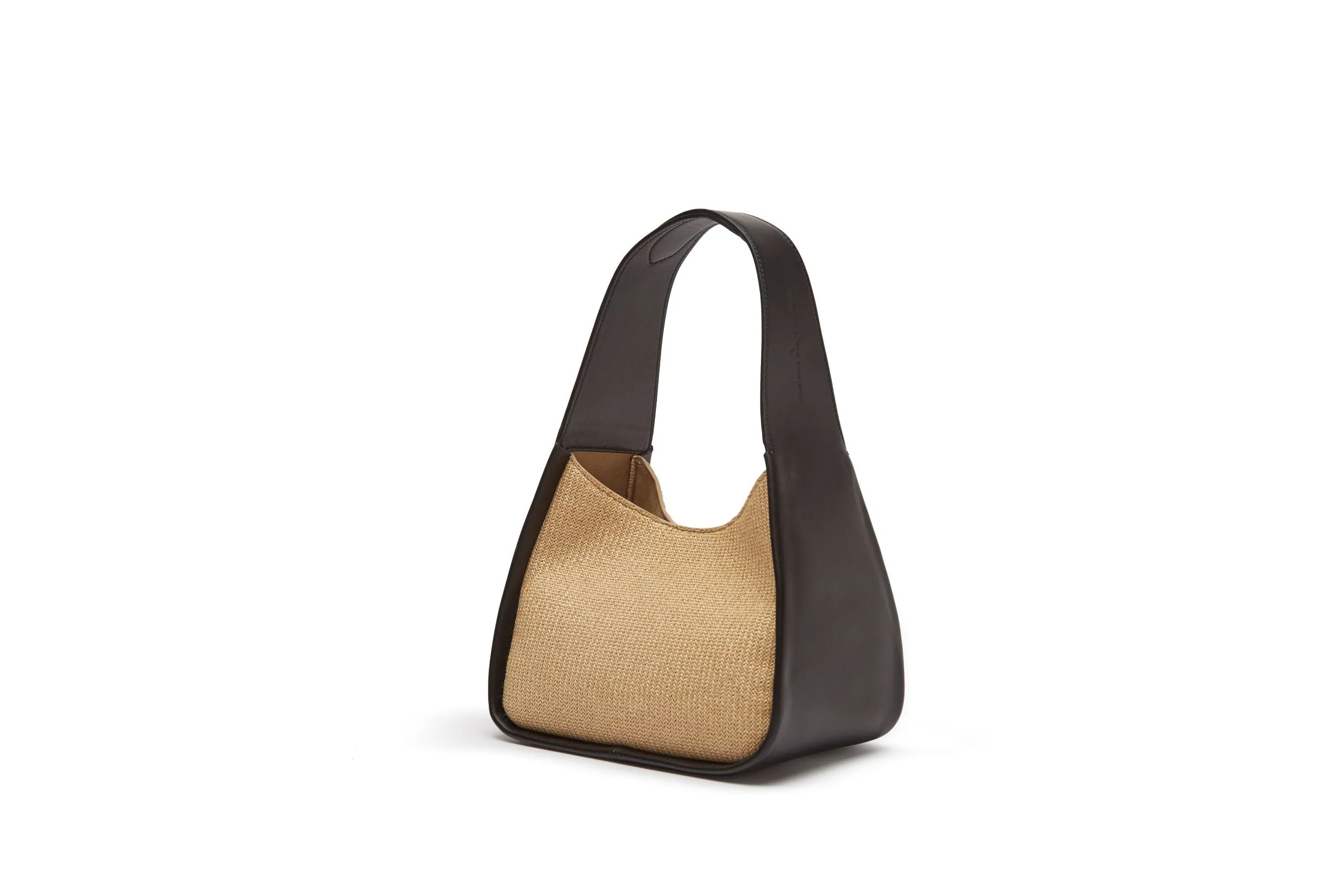 Salma Calf Leather & Raffia
