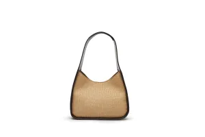Salma Calf Leather & Raffia