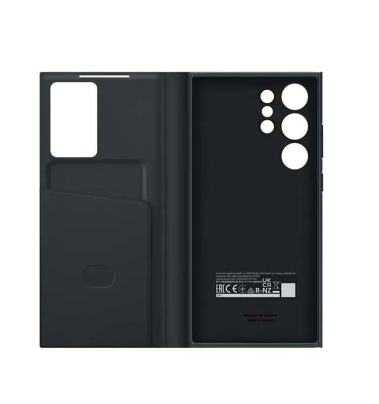 Samsung Original Smart View Wallet Case For Samsung S23 ULTRA - Black