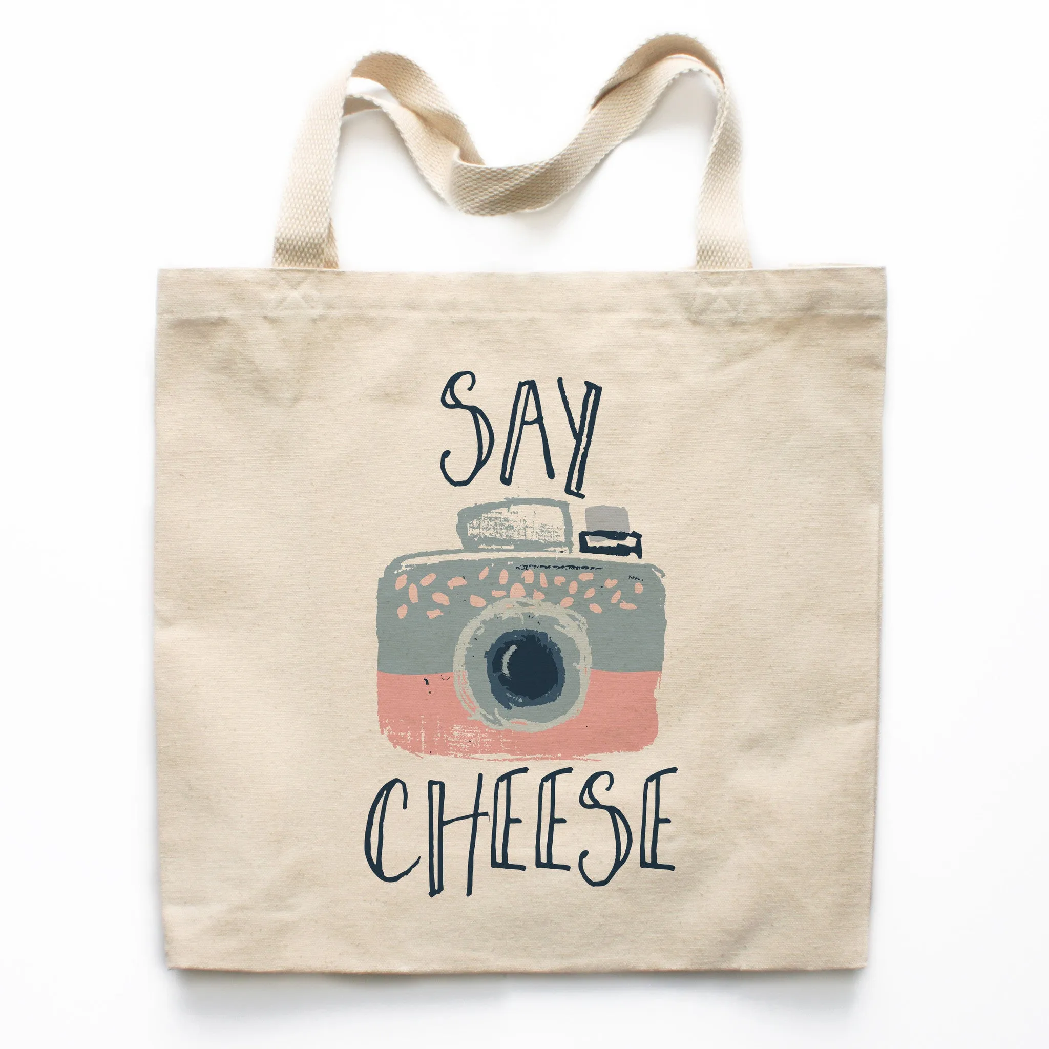 Say Cheese Canvas Tote Bag