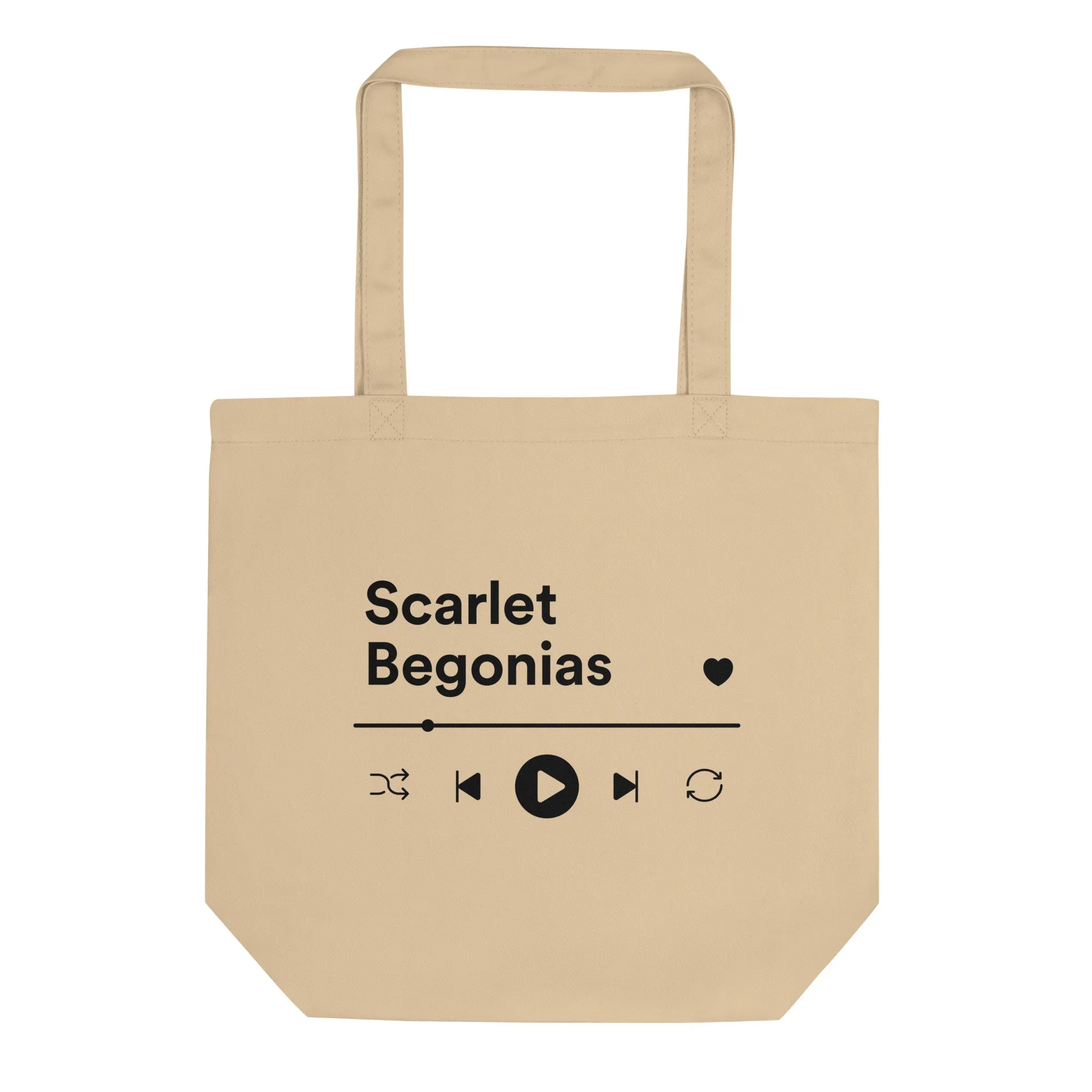 Scarlet Begonias Tote Bag