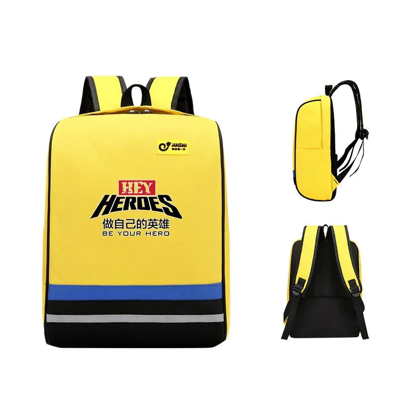 School Backpack with Side Pockets