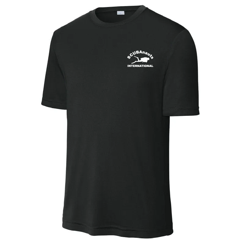 SCUBAnauts International Black Short Sleeve DriFit T-shirt