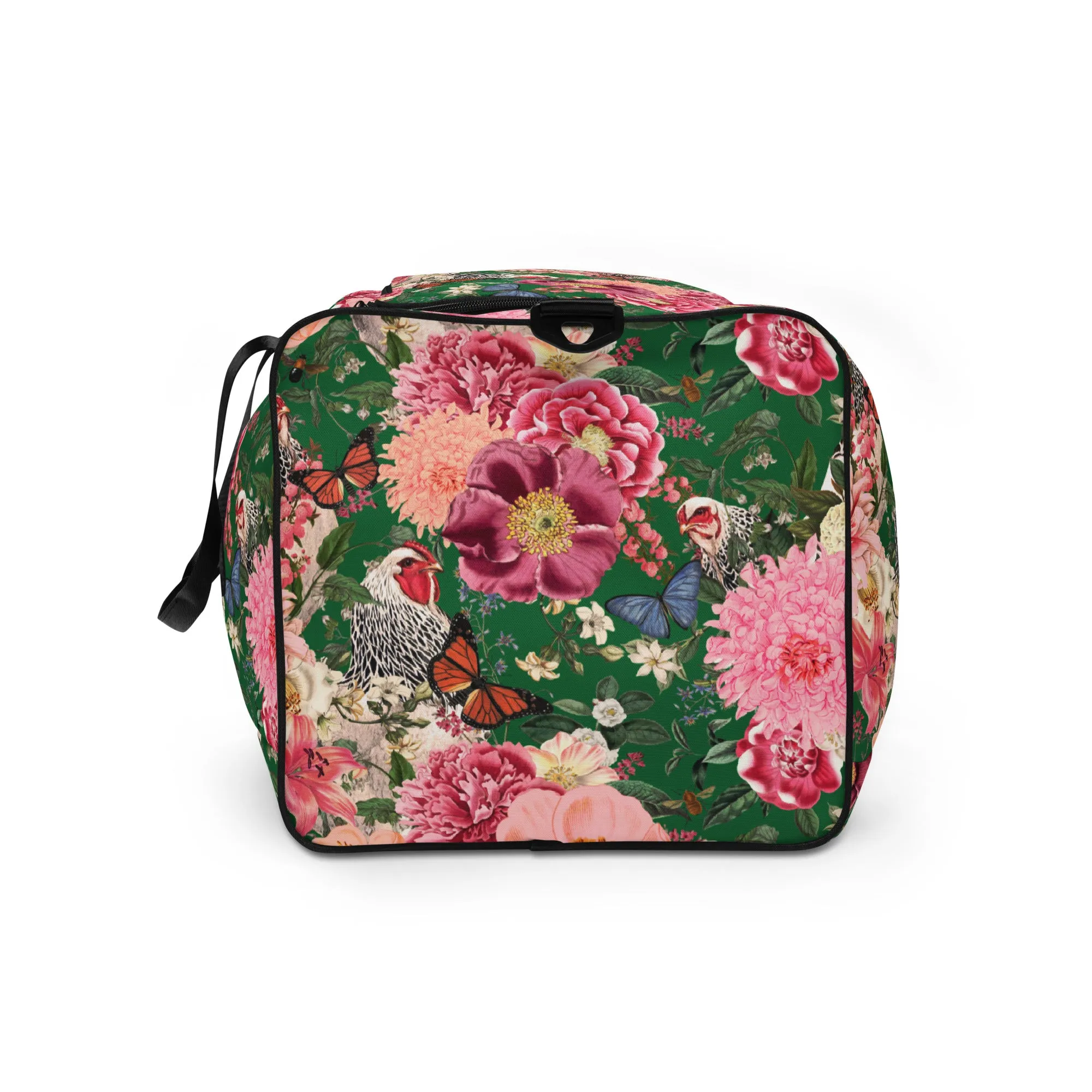 Secret Chicken Garden Duffle Bag, light brahma