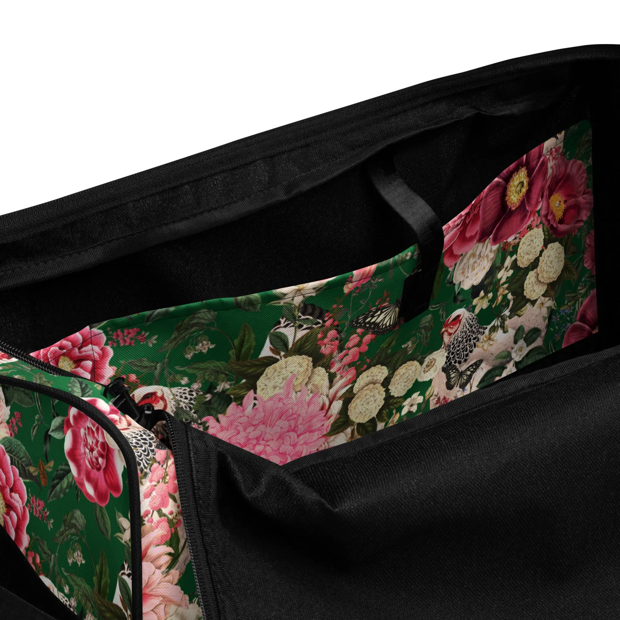 Secret Chicken Garden Duffle Bag, light brahma