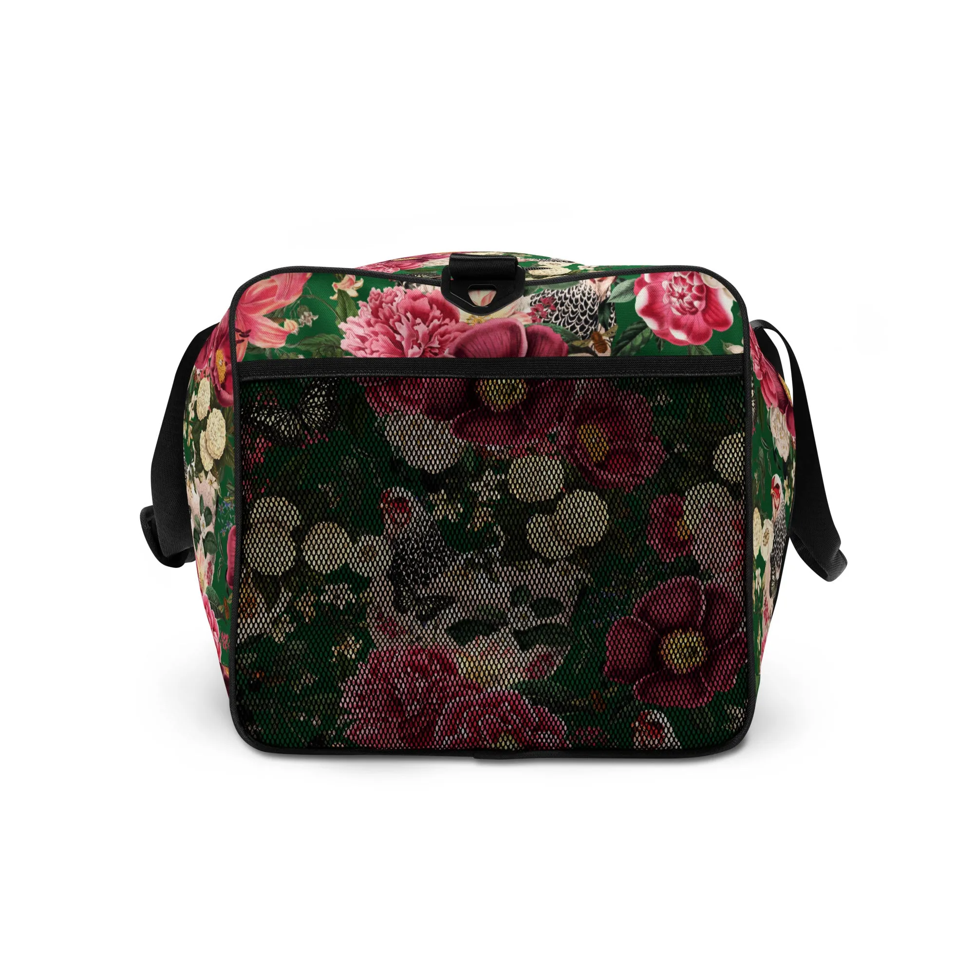 Secret Chicken Garden Duffle Bag, light brahma