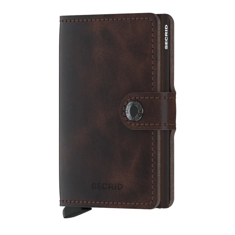 Secrid Mini Wallet - Vintage Chocolate