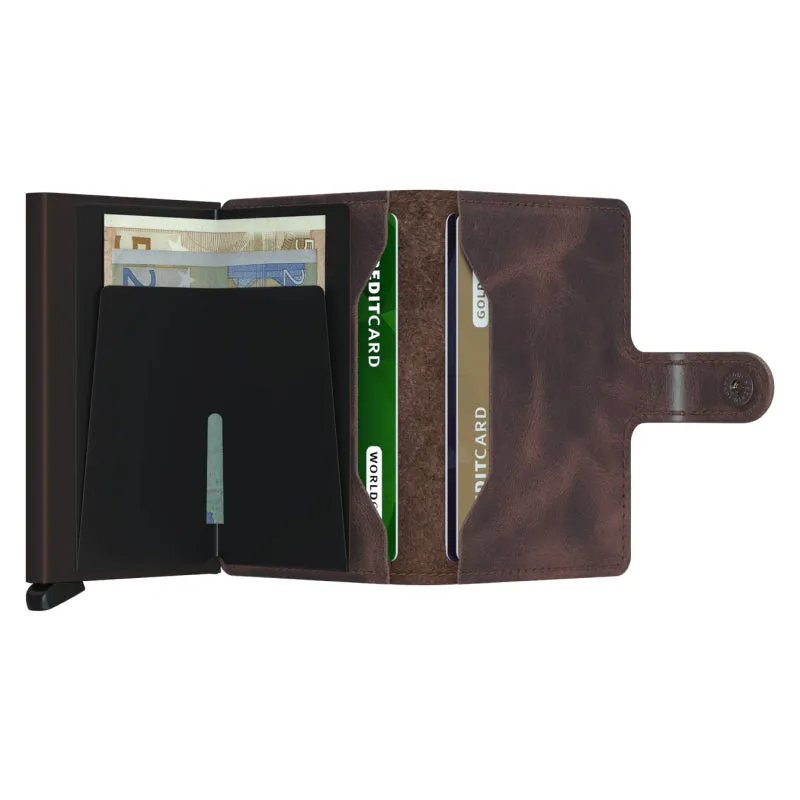 Secrid Mini Wallet - Vintage Chocolate