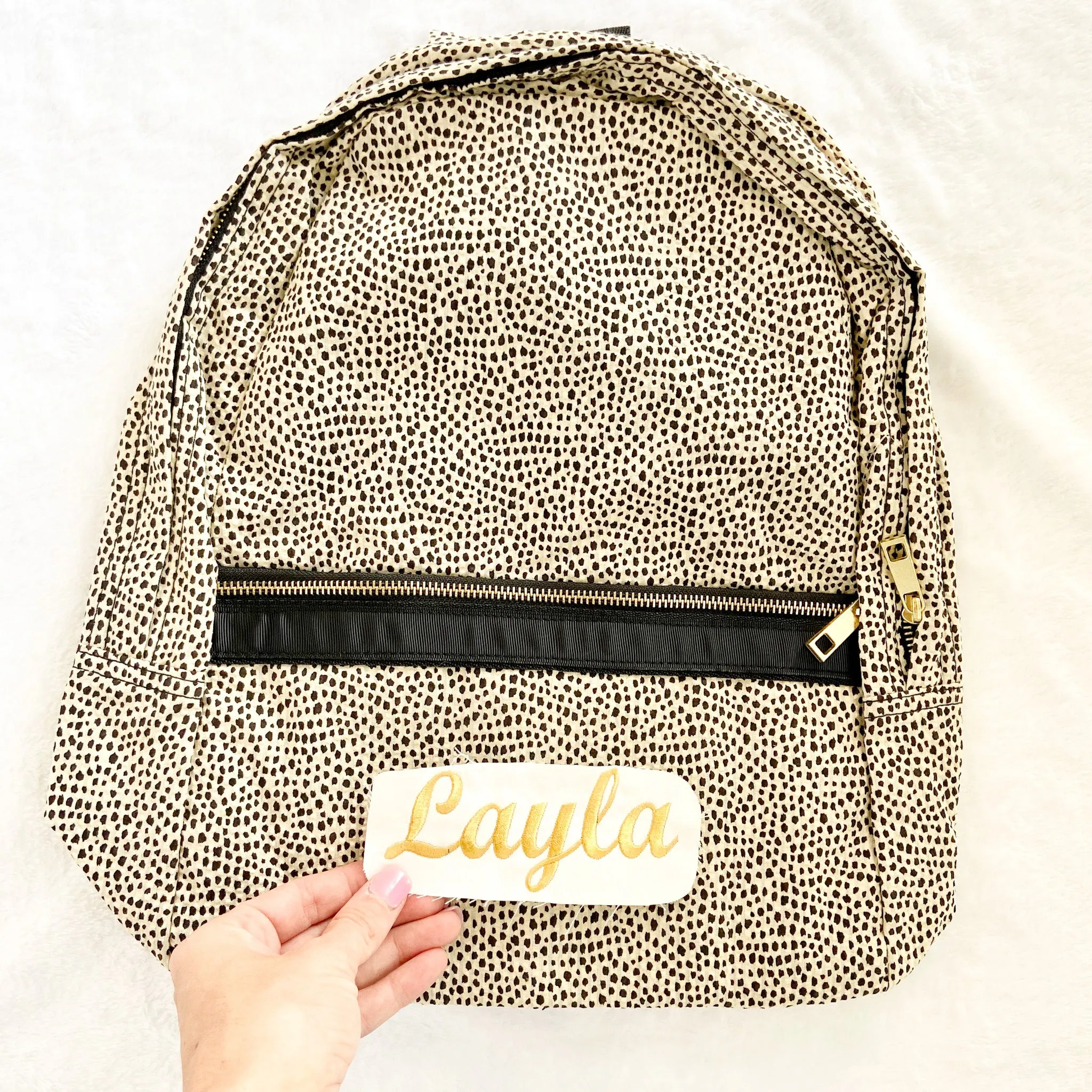 Seersucker Backpack | Cheetah