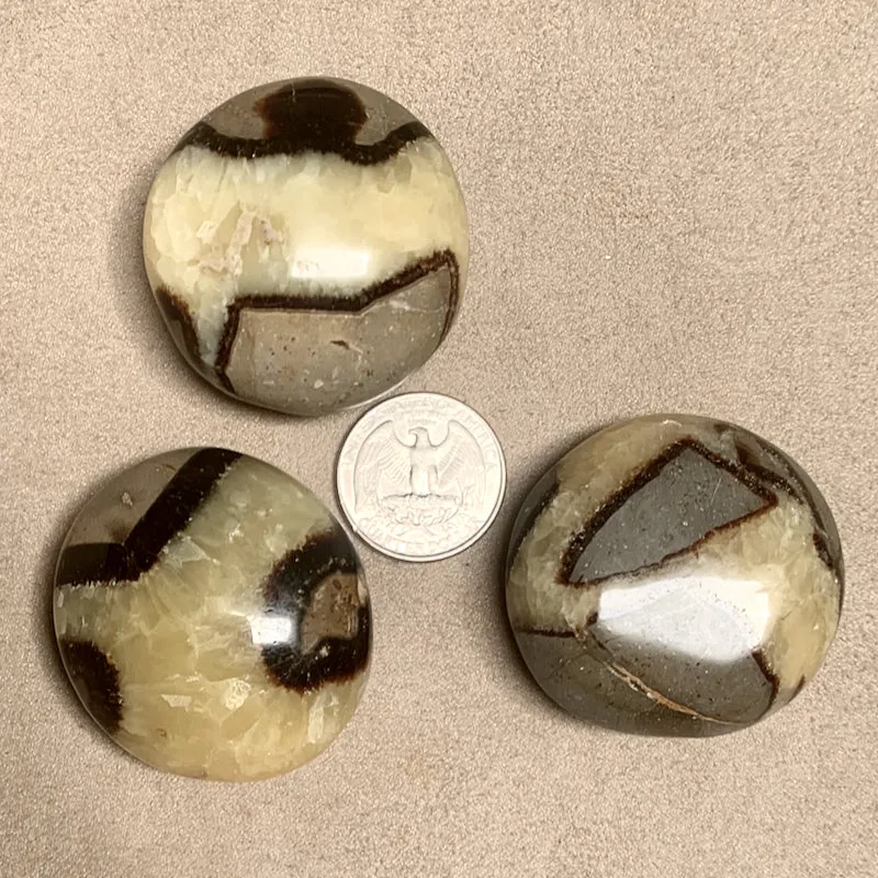 Septarian Calcite Polished Pebble (amplifying, cleansing, balancing)
