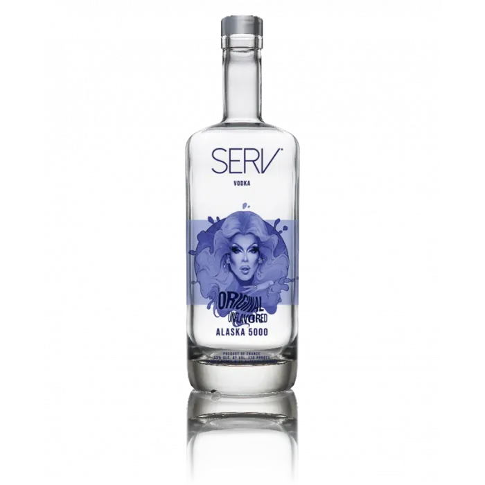 SERV VODKA Original Unflavored, Alaska 5000 750 ml