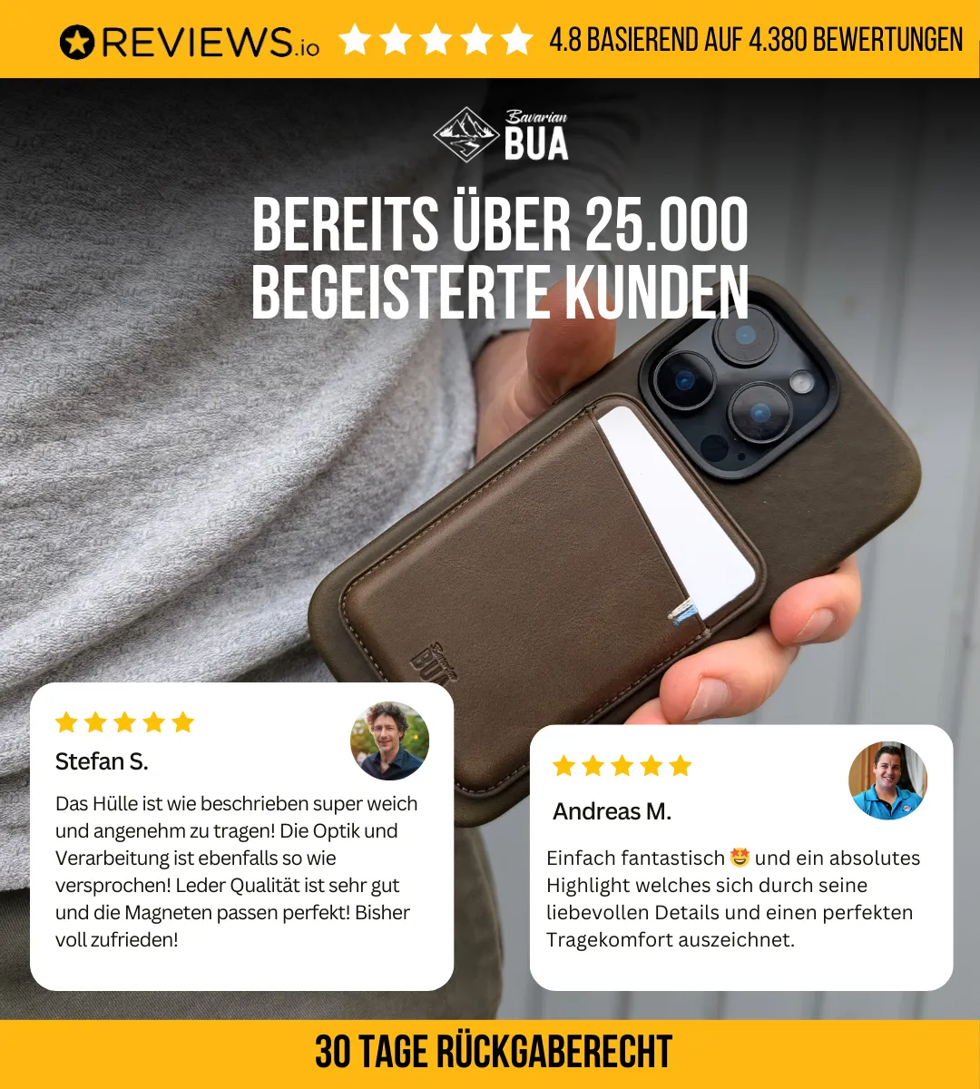 Set Hülle   Wallet | Leder Hülle für dein iPhone   Leder Wallet mit MagSafe Olive
