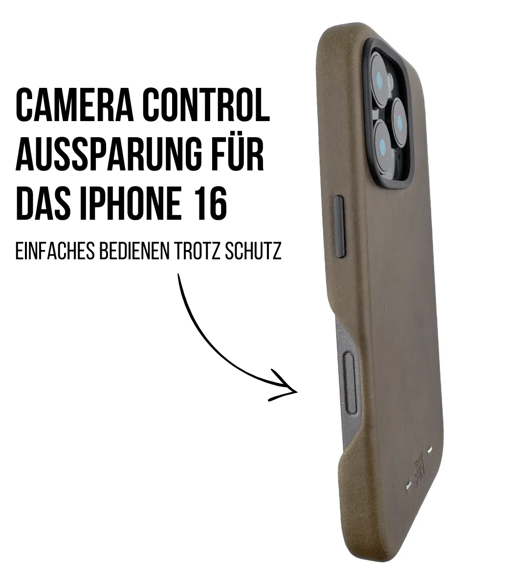 Set Hülle   Wallet | Leder Hülle für dein iPhone   Leder Wallet mit MagSafe Olive