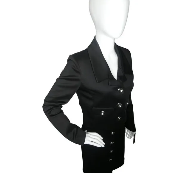 Shelby Rose Women's 2 PC Jacket Skirt Set Black Size 4