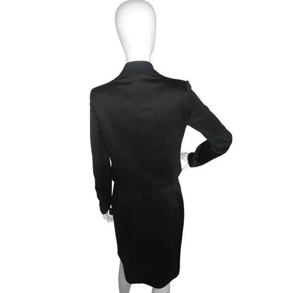 Shelby Rose Women's 2 PC Jacket Skirt Set Black Size 4