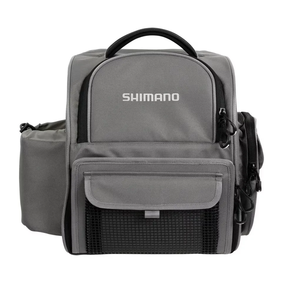 Shimano Backpack Medium w/ Tackle Box - Grey