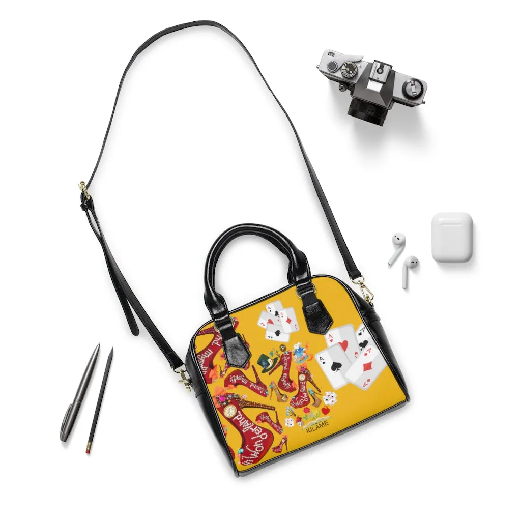 Shoulder Handbag 'Down the rabbit hole'