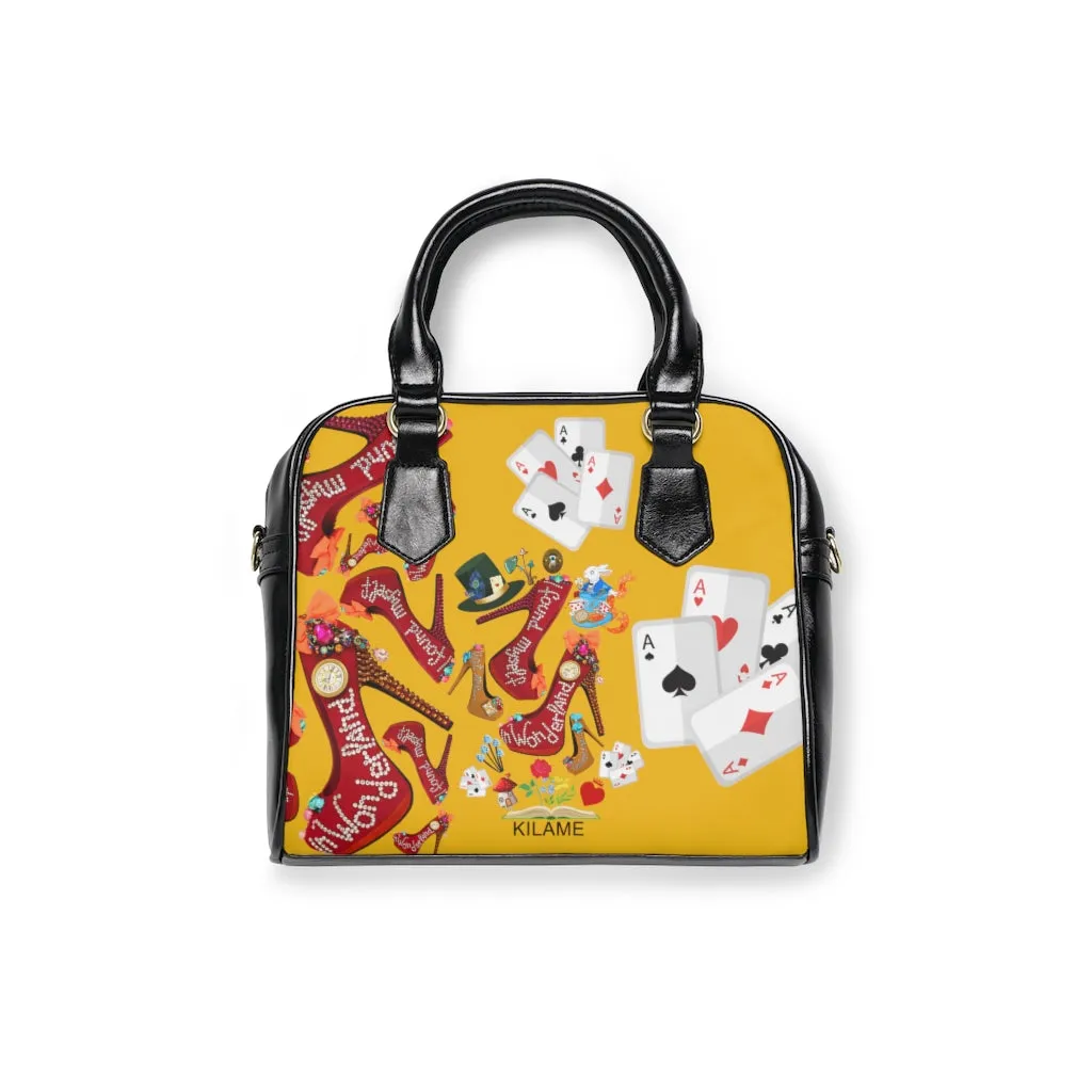 Shoulder Handbag 'Down the rabbit hole'