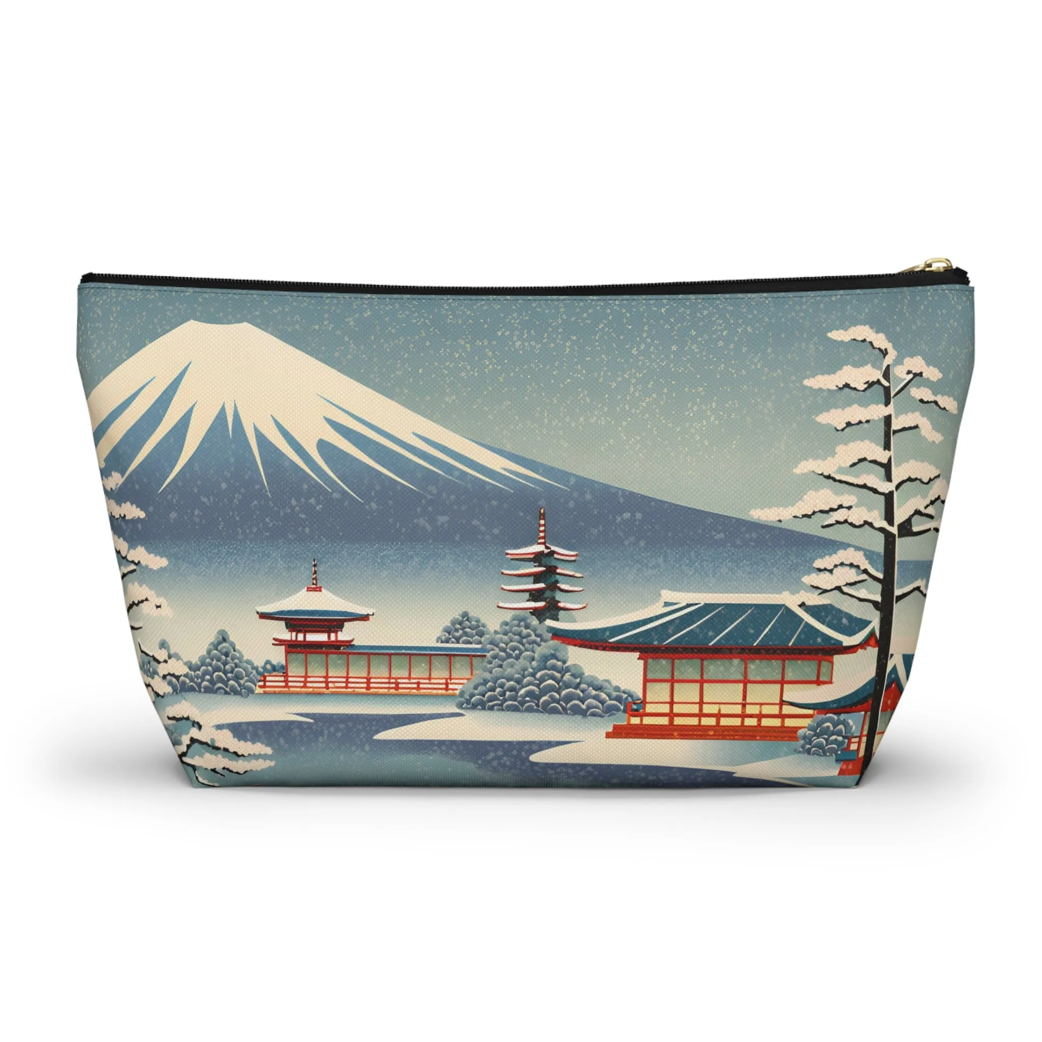 Silent Snow, Sacred Mountain | Portable Tech Pouch for Gamers & Remote Workers