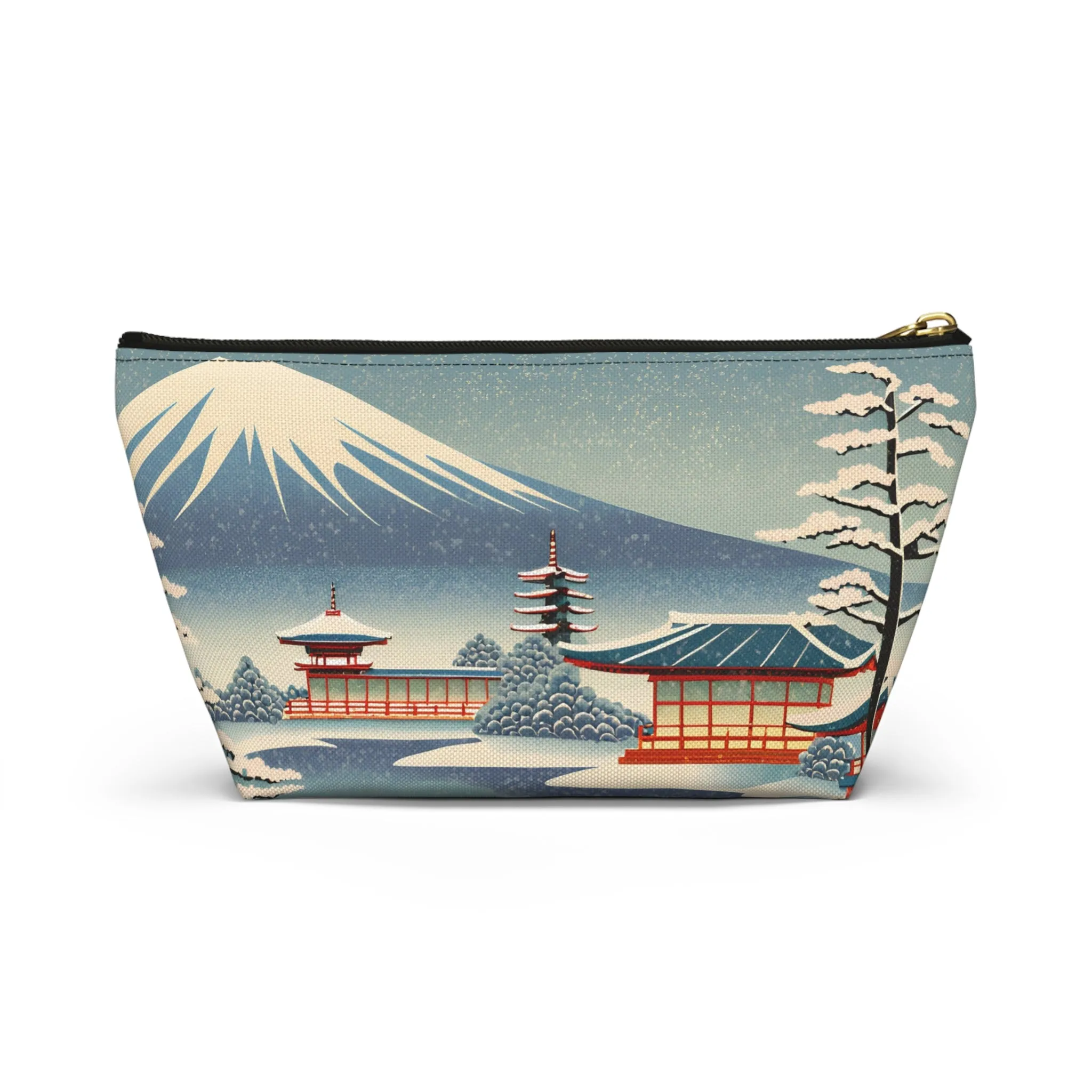 Silent Snow, Sacred Mountain | Portable Tech Pouch for Gamers & Remote Workers