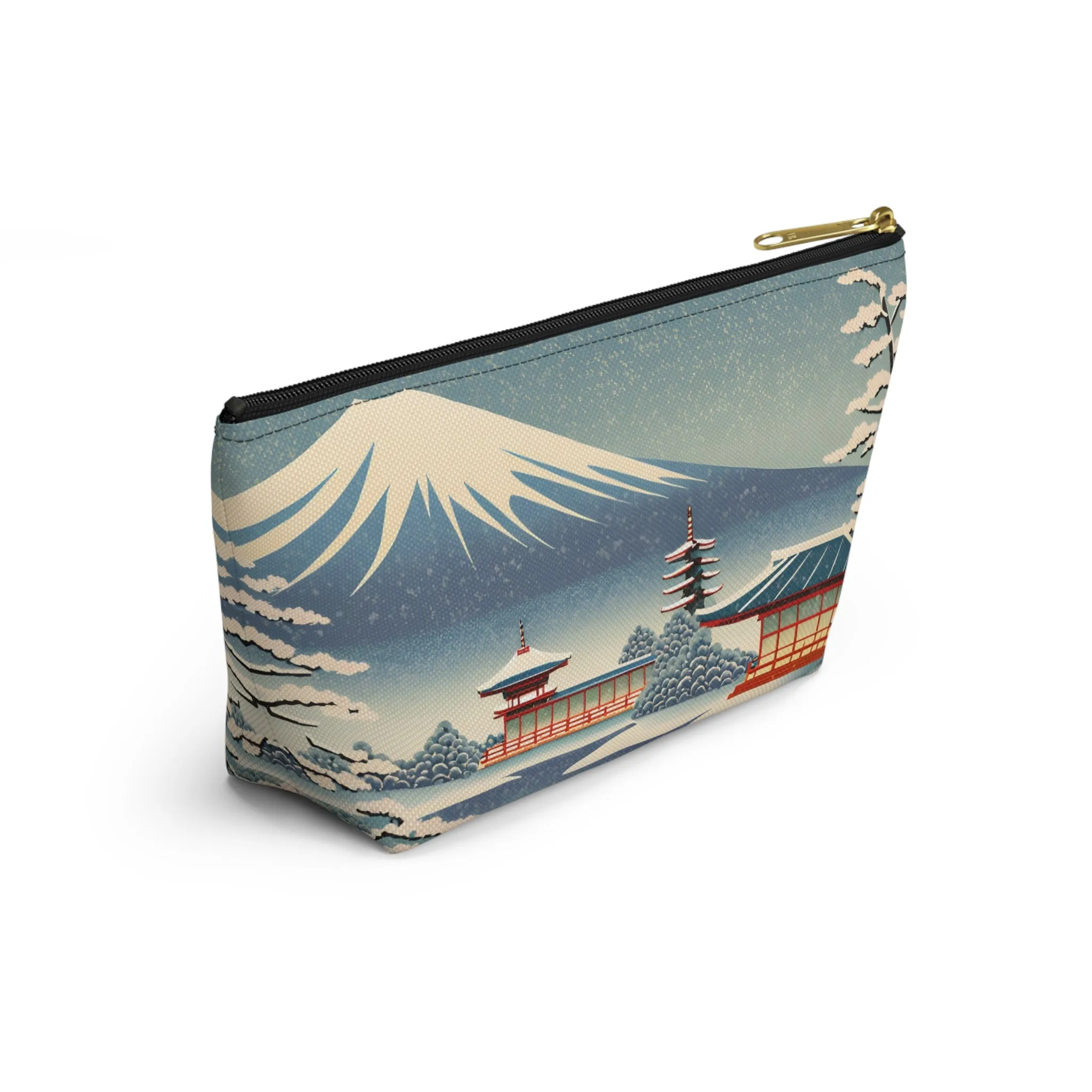 Silent Snow, Sacred Mountain | Portable Tech Pouch for Gamers & Remote Workers