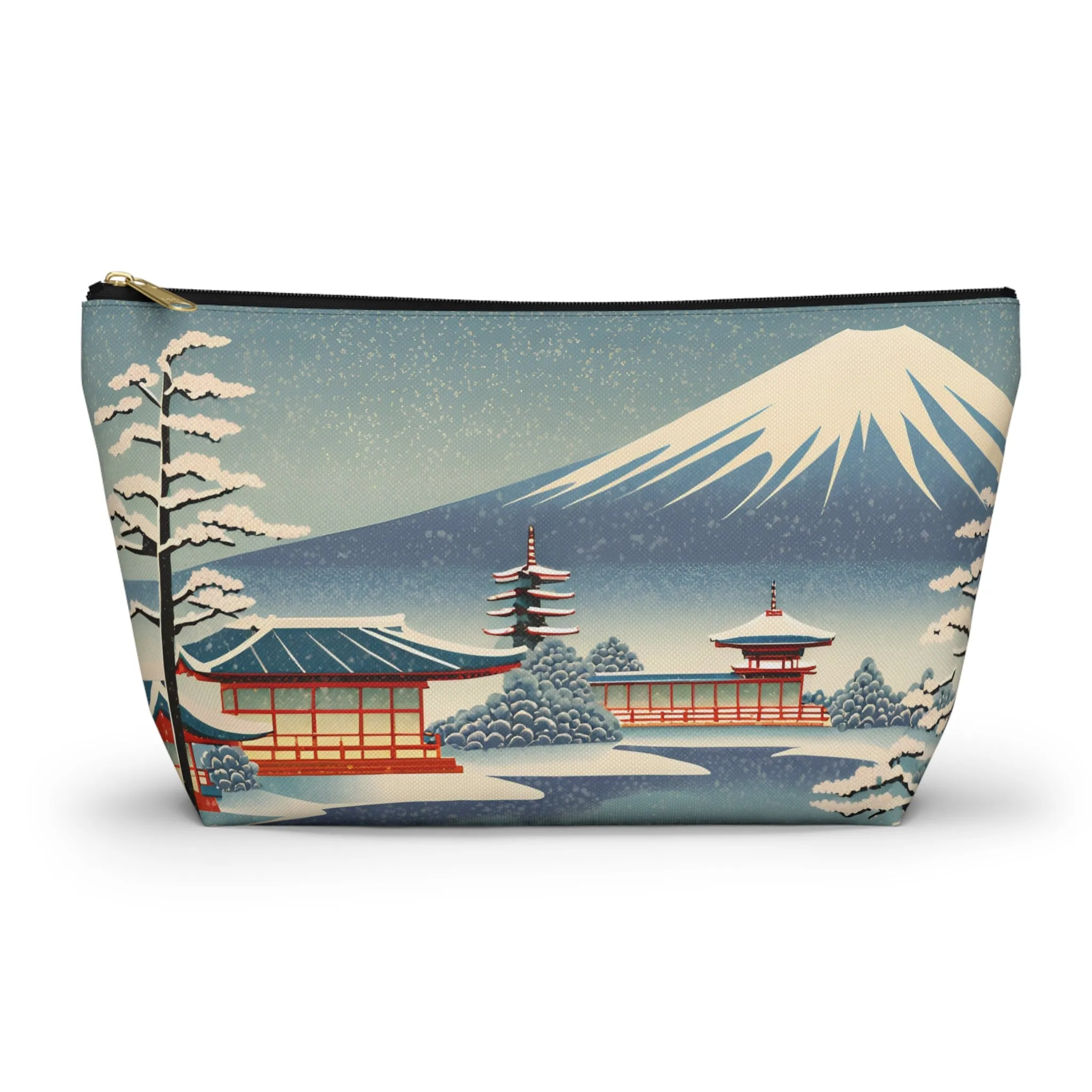 Silent Snow, Sacred Mountain | Portable Tech Pouch for Gamers & Remote Workers