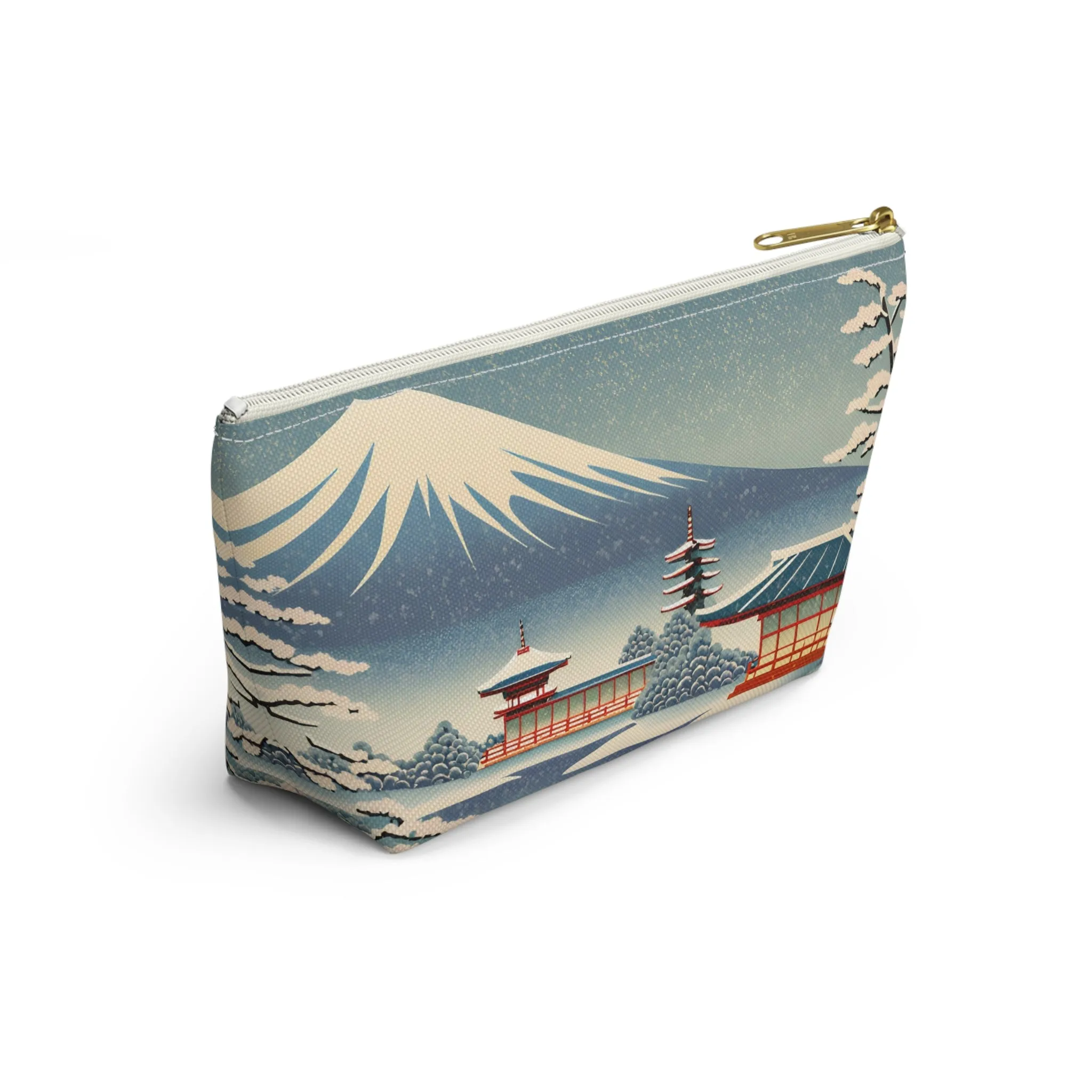 Silent Snow, Sacred Mountain | Portable Tech Pouch for Gamers & Remote Workers