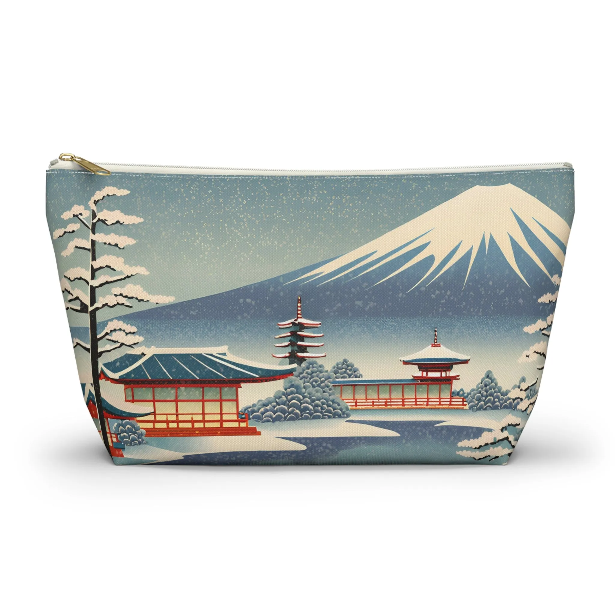 Silent Snow, Sacred Mountain | Portable Tech Pouch for Gamers & Remote Workers