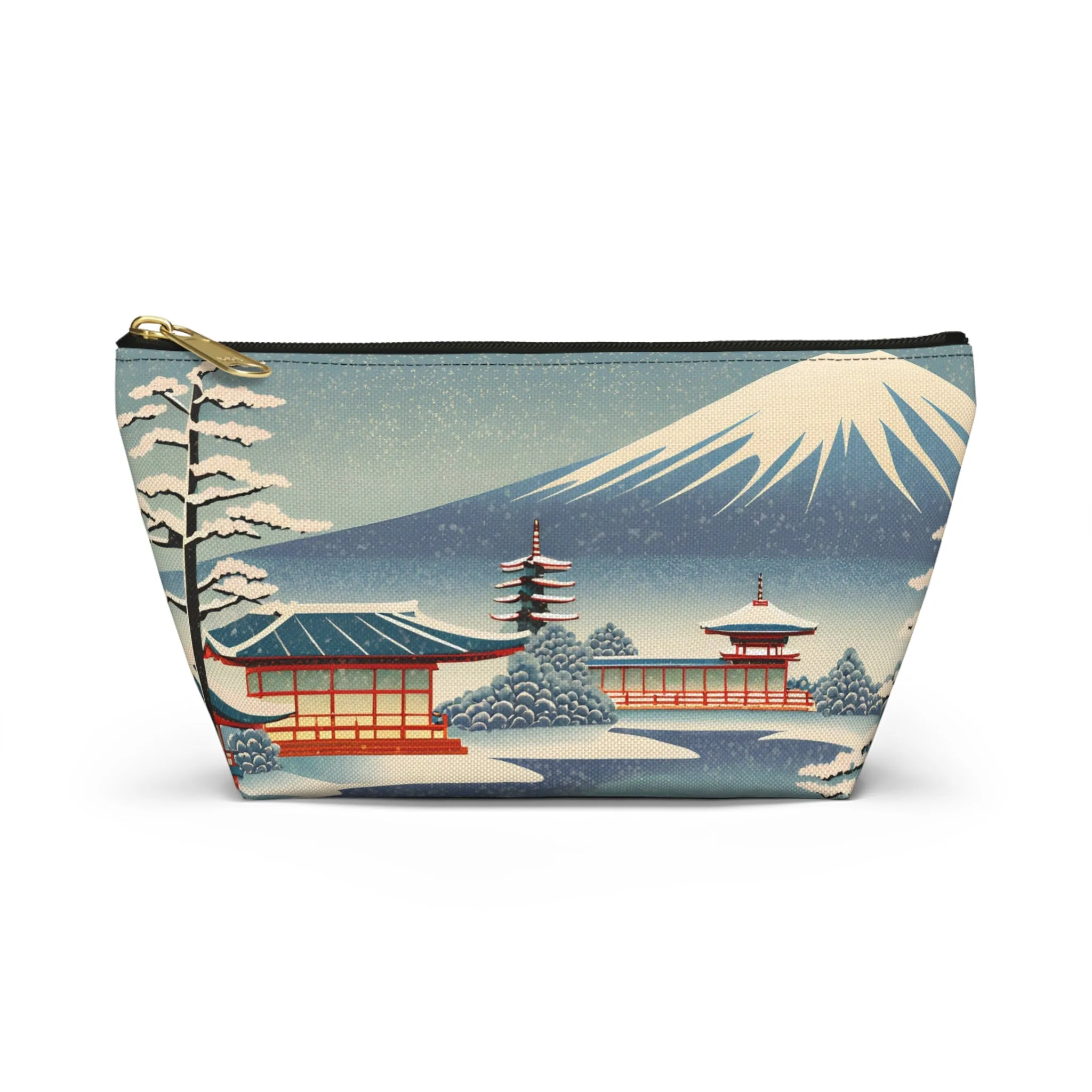 Silent Snow, Sacred Mountain | Portable Tech Pouch for Gamers & Remote Workers