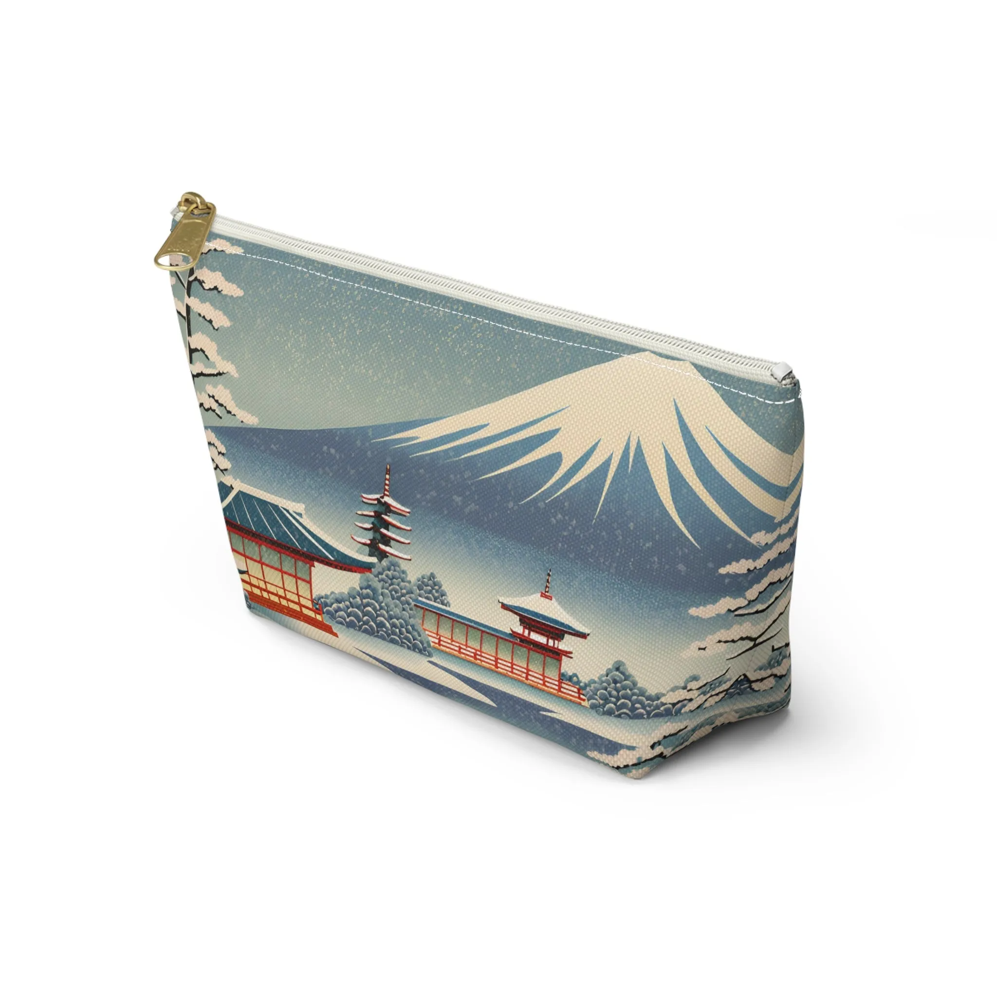Silent Snow, Sacred Mountain | Portable Tech Pouch for Gamers & Remote Workers