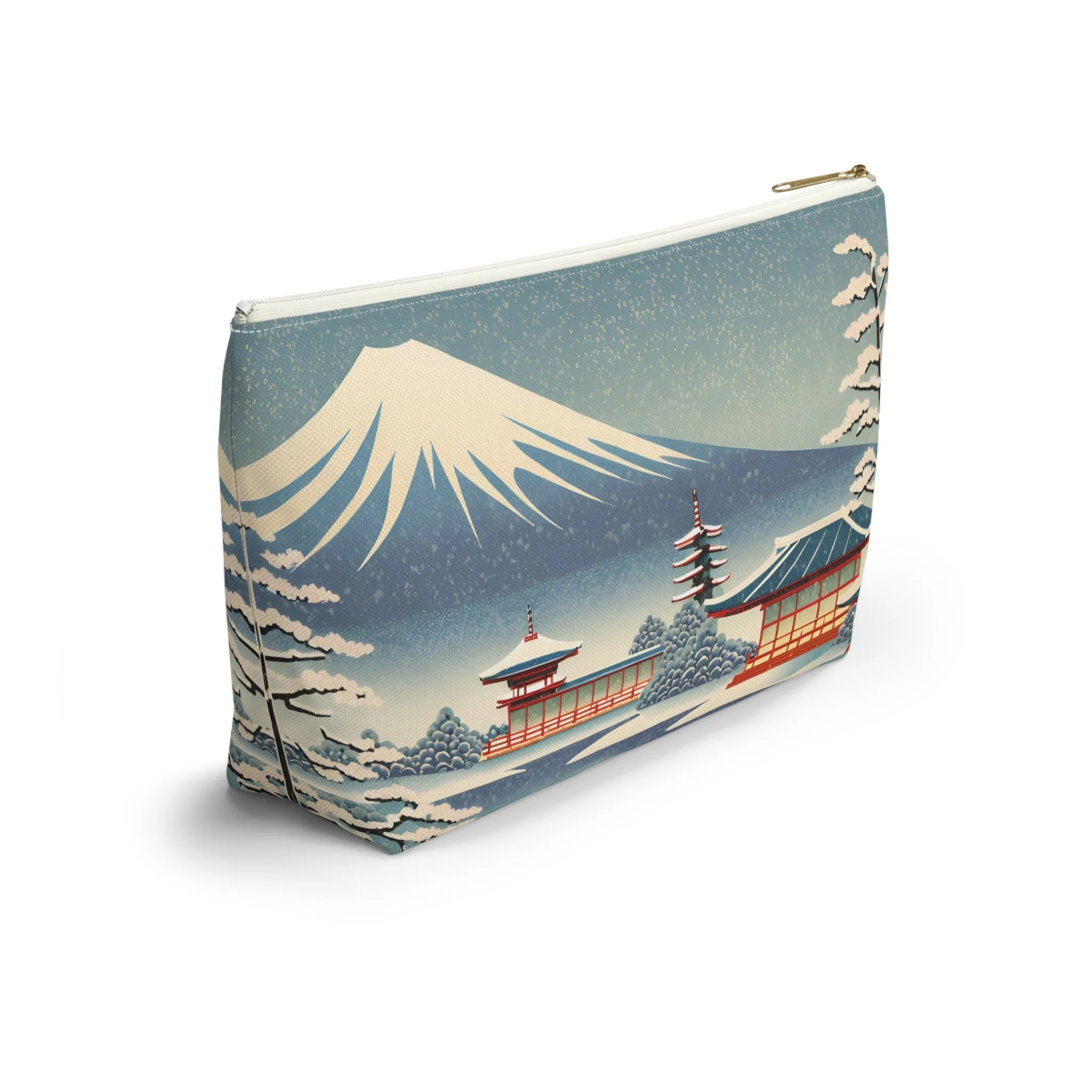Silent Snow, Sacred Mountain | Portable Tech Pouch for Gamers & Remote Workers