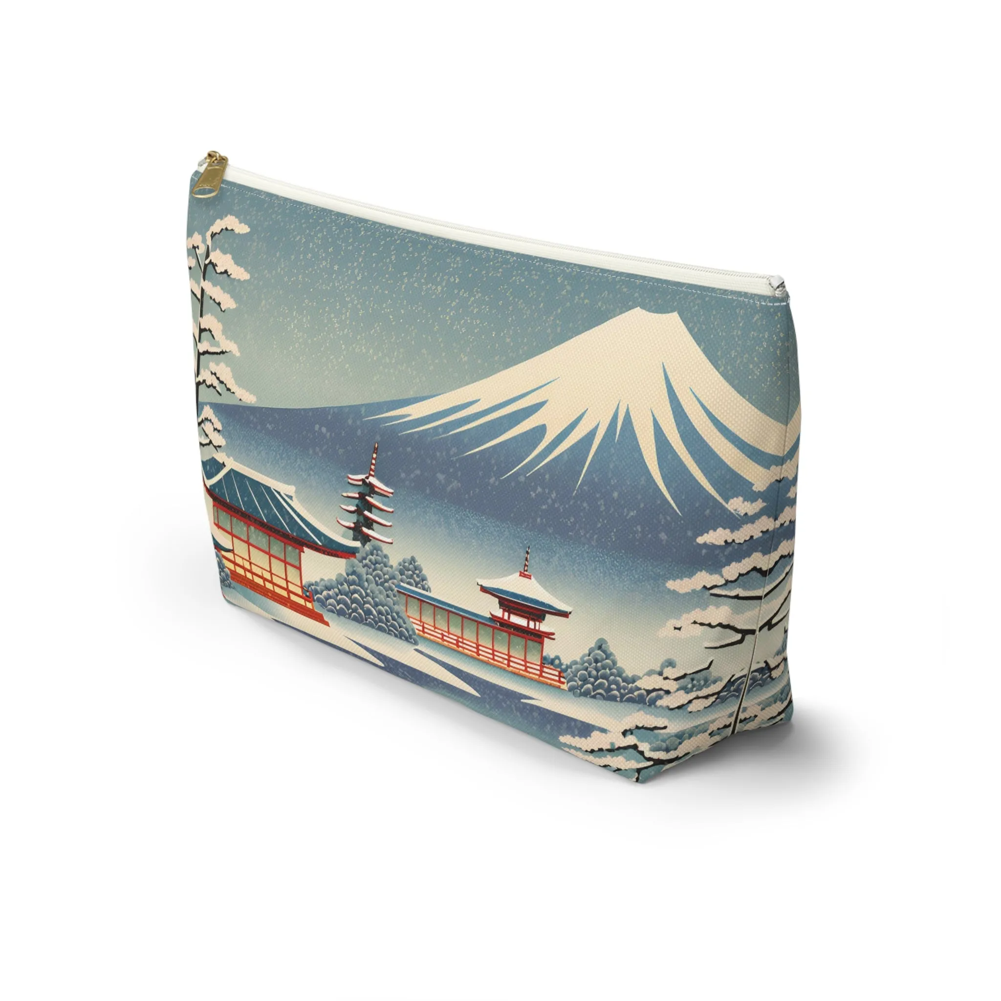 Silent Snow, Sacred Mountain | Portable Tech Pouch for Gamers & Remote Workers